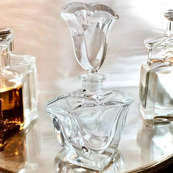 Bavarian Crystal Perfume Bottle - Picture 2 of 13